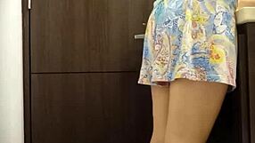 Nurse Milet pees caught on hidden cam voyeur style