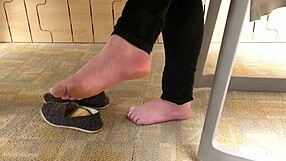 hey, catch these candid hidden feet up close