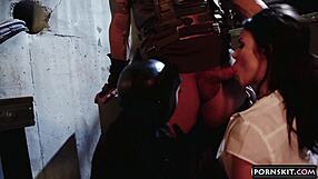 i crave andy san dimas and aiden ashley fucking derrick pierce in dark knight cosplay