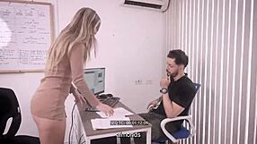bad secretary molly smith bends for boss's monster cock pounding