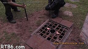 Pretty babe bound for rough facial punishment?