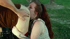 submissive slut crawls from lagoon on knees for ass licking rimjob and piss swallowing