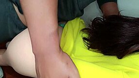 stepdaughter's perfect ass takes first brutal anal creampie pain