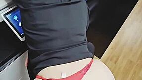 Fat French Mature Banged by Lover in Office Lingerie