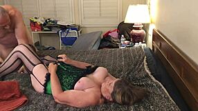 Granny Carmen's Fat Pussy Takes Hardcore Creampie Ride