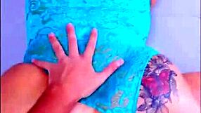 amigo da escola fills hotwife's tight pussy with creampie while hubby watches in sheer lingerie