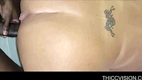 bbw brunette balls deep on bbc before hotel bareback railing