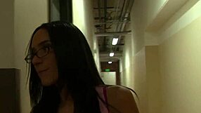 Teen babe trades her tight pussy for a hardcore lesson in cock sucking