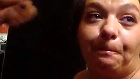 pornnapplepie chokes on cock deepthroats gags spits sloppy for lover