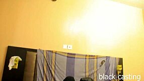 Threesome Bedroom Casting With Cute Petite Ebony Neighbors Riding Big Black Cock