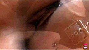 Huge Cock Drills Tattooed Brunette's Fake Tits in Doggystyle Deepthroat