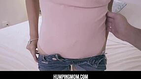 Stepmom handles stepson's raging hard-on with wet pussy humping?