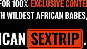 Ever seen a busty blonde's ebony pussy stretched by monster cock?