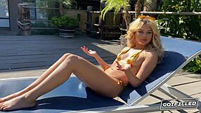 petite latina destiny cruz bent over filled with creampie after rimjob