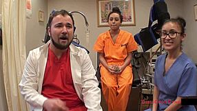 Spy Cam Grabs Mia Sanchez's Petite Latina Pussy Spread in Gyno Exam by Doctor