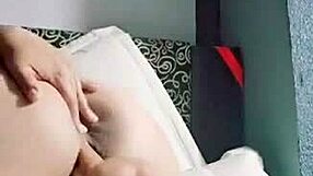 Pretty Homemade Mexican Latina Wife Toys Tight Wet Pussy Monster Dildo