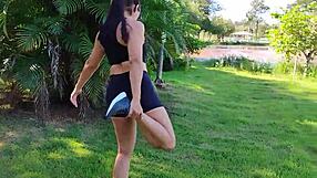 police catch milf sucking young cock in public park