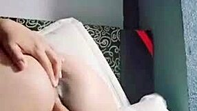 Pretty Homemade Mexican Latina Wife Toys Tight Wet Pussy Monster Dildo