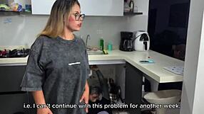 Plumber rams Latina Juliana Rose hard while cuck boyfriend phones
