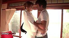 Seductive Japanese Mommy with Big Natural Tits Deepthroats Before Passionate Fuck