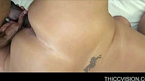 bbw brunette balls deep on bbc before hotel bareback railing