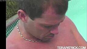 tera patrick's hot asian pussy and face slammed poolside doggystyle cumshot