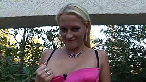 Wanna see this big tits blonde milf bent over bed get her shaved pussy ass and face destroyed then facialed hard?