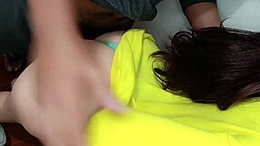 stepdaughter's perfect ass takes first brutal anal creampie pain