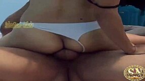 he pounds his girlfriend's sexy ass hard after wild party