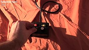 Sebastian rides tigerr benson's sybian pov with deepthroat gagging and facial finish