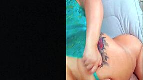 amigo da escola fills hotwife's tight pussy with creampie while hubby watches in sheer lingerie