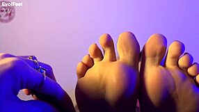 ravena's tickle torment has me choking on her feet... damn