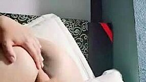 Pretty Homemade Mexican Latina Wife Toys Tight Wet Pussy Monster Dildo