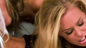 Directors Hammer Four Hot Models In Boardroom Group Fuck