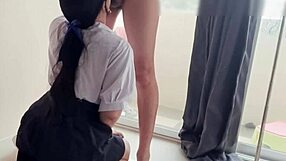 WATCH THIS STUDENT SUCK DICK HARDER THAN SHE STUDIES IN COSPLAY!