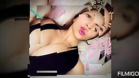 peruvian latina's big ass takes monster cock webcam pounding in sexy kinesiologa style