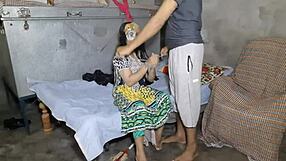 Caught my Indian house maid stealing so I tied her up and fucked her punishment style instead