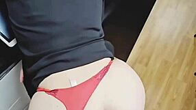 Fat French Mature Banged by Lover in Office Lingerie