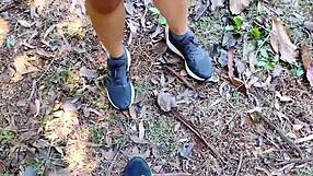 police catch milf sucking young cock in public park