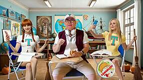 Torcelini halloween lesson witch teacher broomstick ride sfw