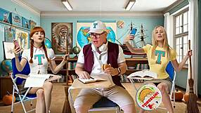 Torcelini halloween lesson witch teacher broomstick ride sfw