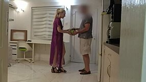 Cute Delivery Guy Returns Flowers I Suck His Cock Deep Blowjob!