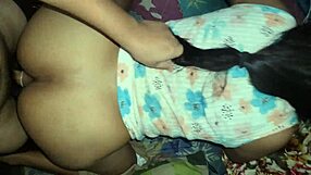 Watch me eat this big ass latina doggystyle then her hairy pussy quietly with guests home