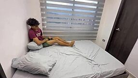 hey stepson caught you stroking that cock wanna see real pleasure from this big ass milf?