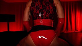 Milf vampire handcuffs victim for halloween fun