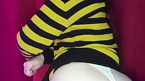 Your horny stepsis heats up from your nudes and comes for you with butt plug roleplay Argentina p2