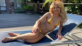 petite latina destiny cruz bent over filled with creampie after rimjob