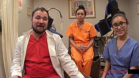 Spy Cam Grabs Mia Sanchez's Petite Latina Pussy Spread in Gyno Exam by Doctor