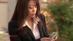 Japanese babe rides wild monster cock to creampie in crazy JAV finish