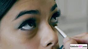 BLONDE lexi lore FACESITS and fingers PETITE latina harmony wonder's SHAVED pussy